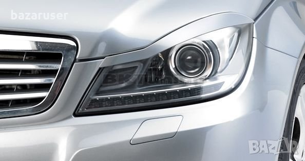 Вежди за Фарове за Mercedes W204 C-Class (след 2011г.), снимка 1