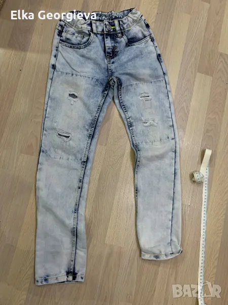 Оригинални детски дънки за момче с ръст 146 см, снимка 1