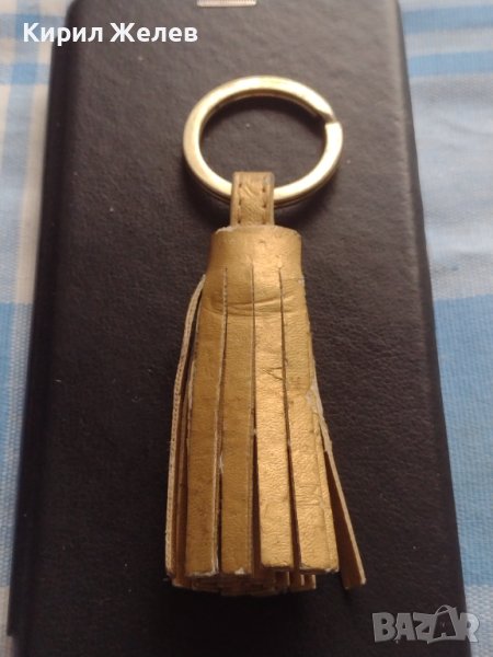 Ключодържател метла от кожа много красив стилен дизайн 42298, снимка 1