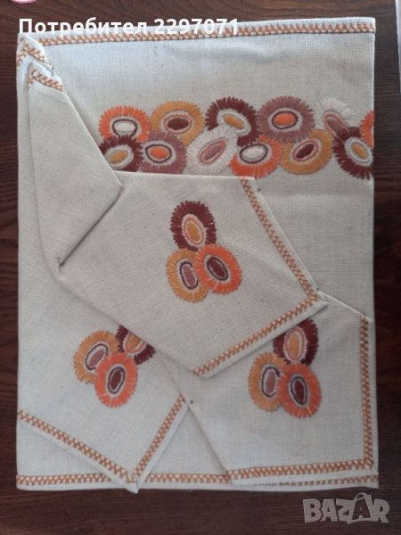 Покривка-комплект за студено сервиране, снимка 1