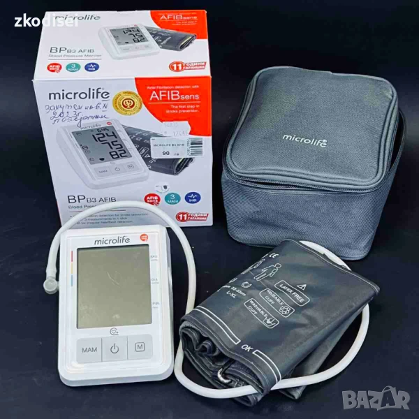 Апарат за кръвно MICROLIFE B3 AFIB, снимка 1