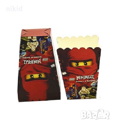 Лего Нинджаго Ninjago Парти кутия за дребни лакомства пуканки и др, снимка 1