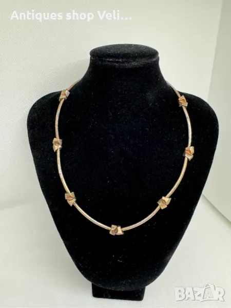 Сребърно колие №5985 , снимка 1