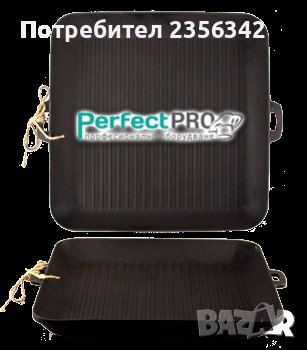 Чугунена грил плоча, снимка 1