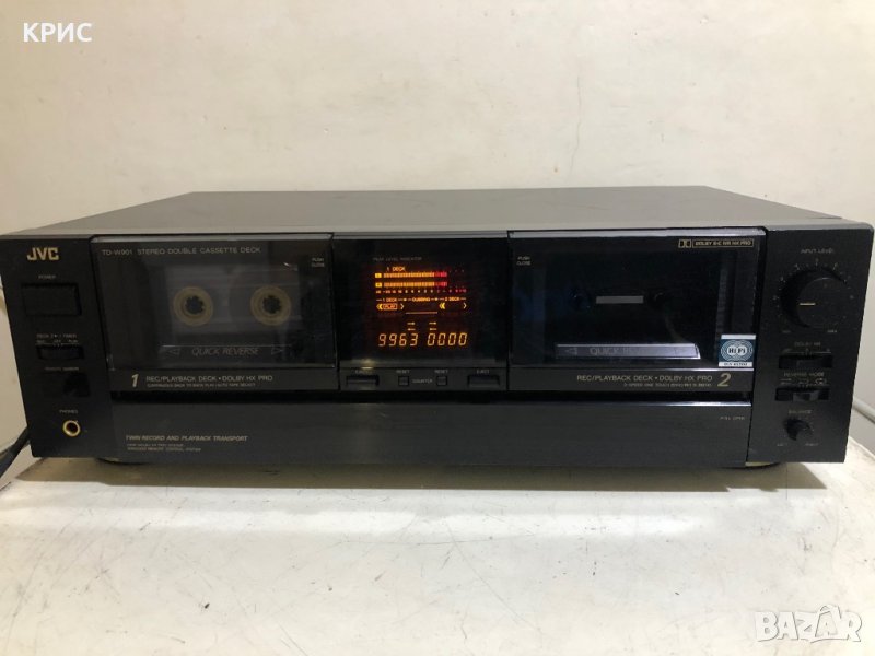 JVC TD-W901 / HIGH END Stereo Dual Cassette deck, снимка 1