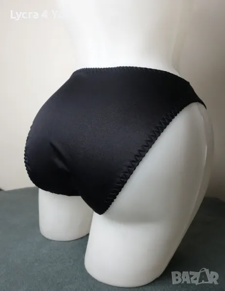 S черни сатенени бикини, снимка 1