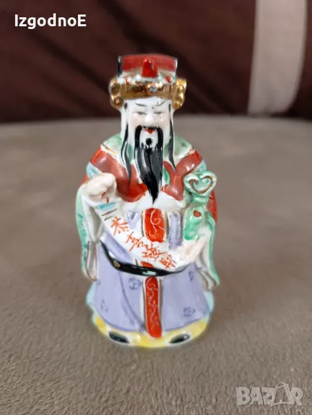 Стара порцеланова китайска фигура, ретро азиатка порцеланова фигура , снимка 1