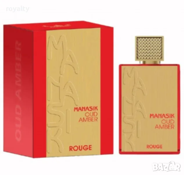 Арабски парфюм ROUGE Manasik Oud Amber, снимка 1