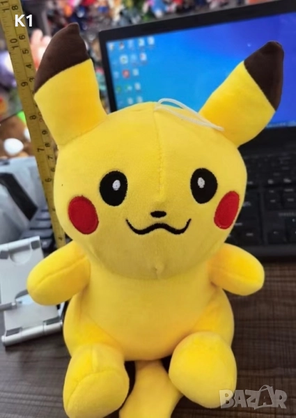 Плюшен Пикачу 30см, плюшена играчка Покемон , снимка 1