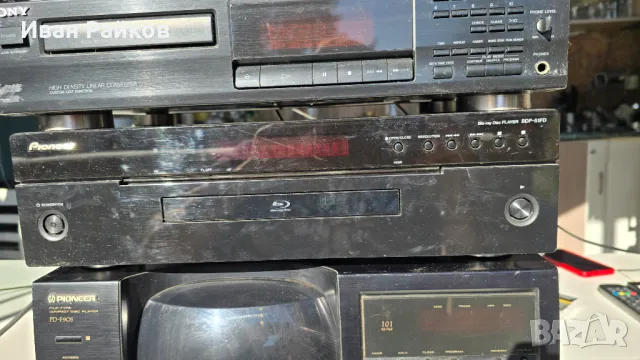 Лот hi fi техника: SONY,PIONEER,SACD PLAYER,ГРАМОФОН, снимка 5 - Аудиосистеми - 47654095