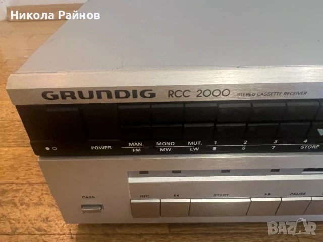 Винтидж HiFi стерео Дек Ресийвър GRUNDIG RCC 2000, снимка 2 - Ресийвъри, усилватели, смесителни пултове - 51421243