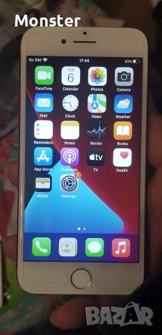 iPhone 7 Red 128Gb power battery 92%