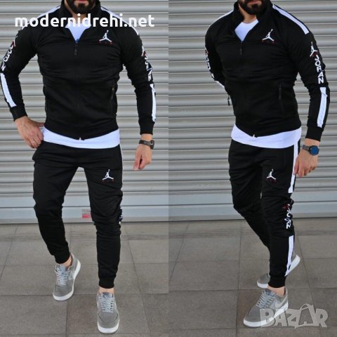 Мъжки спортен екип Nike Jordan черен, снимка 1 - Спортни дрехи, екипи - 32880380