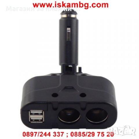2-ка разклонител за запалка с 2бр. USB, снимка 11 - Аксесоари и консумативи - 28396061