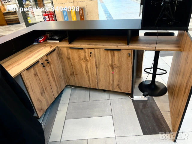 Търговски щанд / павилин /киоск 3x2 Модерен MDF + LED, снимка 6 - Стелажи и щандове - 53566351