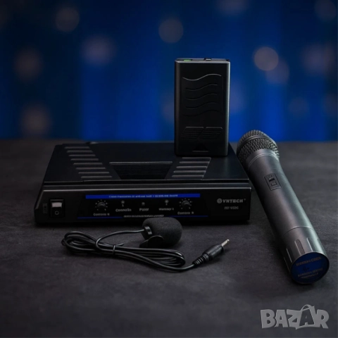 Безжичен микрофон WVNGR WG-007 – стабилен сигнал, ясен звук, пълна свобода на движение