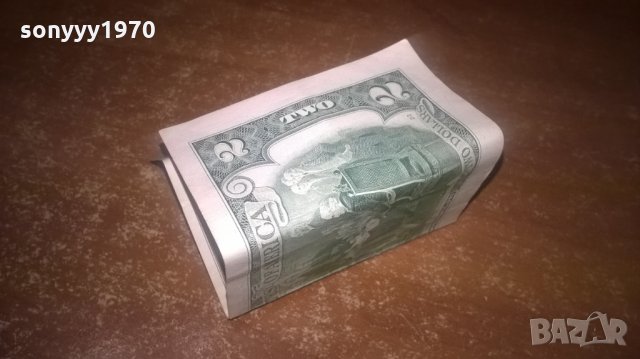 2 ДОЛАРА-РЯДКА КОЛЕКЦИОНЕРСКА БАНКНОТА, снимка 10 - Колекции - 27952948