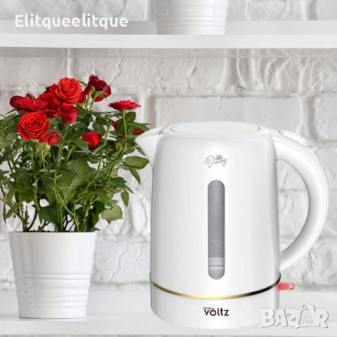 Електрическа кана Oliver Voltz Daisy, 2200W, капацитет 1,7 литра, снимка 3 - Други - 52326106