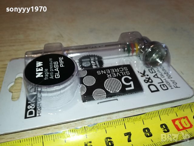 ЛУЛА-СТЪКЛО//МЕТАЛ 1401241117, снимка 6 - Лули - 43799834