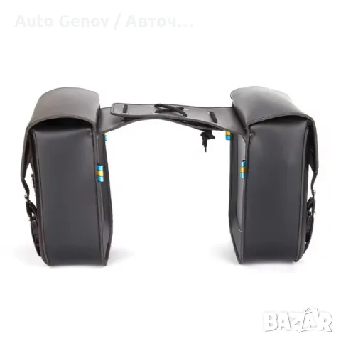 Дисаги за Мотоциклет, кожа, черни куфари за мотор, снимка 3 - Части - 49448259