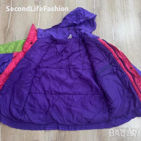 Ски яке Skiss дамско винтидж лилаво размер M ретро ​​90-те., снимка 2 - Зимни спортове - 52500838