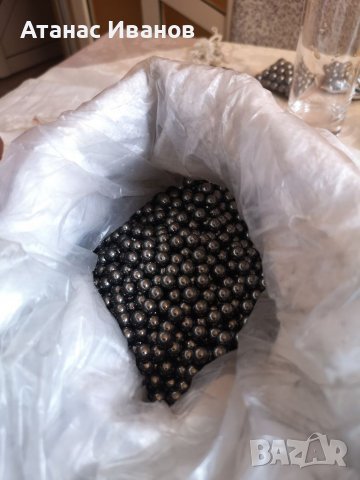 Метални сачми за прашка , топчета, мискета (жилка разпинялка) , снимка 5 - Оборудване и аксесоари за оръжия - 37588591