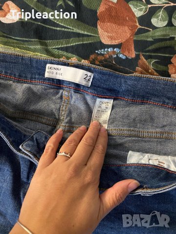 NEXT Skinny Mid Rise, дамски дънки, 50 EUR /XXL/ еластични, снимка 4 - Дънки - 43308809