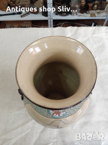 Винтидж емайлирана виетнамска ваза. , снимка 7 - Антикварни и старинни предмети - 32436586
