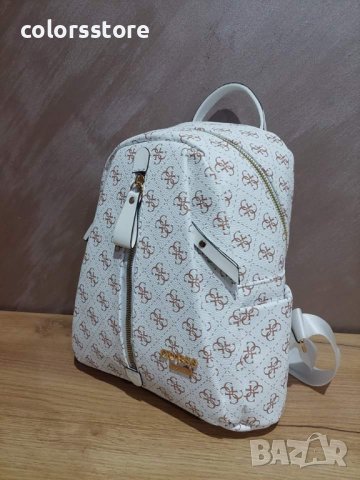 Бяла раница Guess кодDS40, снимка 4 - Раници - 39683230