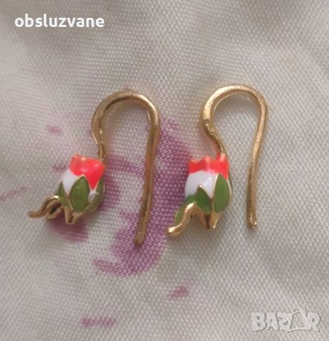 Модни обеци-лалета, снимка 1