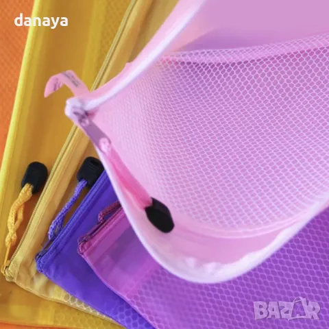 5494 PVC папка с цип голям формат B4 с вътрешна мрежеста преграда, снимка 8 - Ученически пособия, канцеларски материали - 48109952