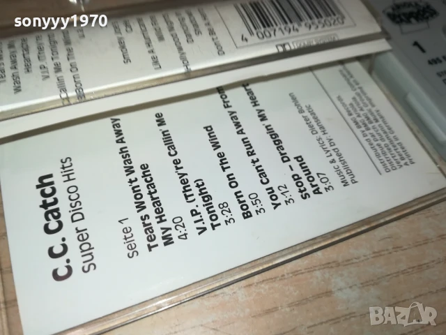 C.C.CATCH-ORIGINAL TAPE 1408251114, снимка 9 - Аудио касети - 51363041