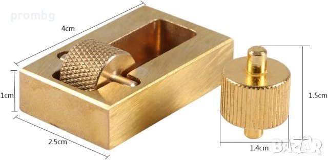 кожарска, сарашка ваничка за боядисване на кожа, с 2 приставки, , снимка 2 - Други инструменти - 30992902