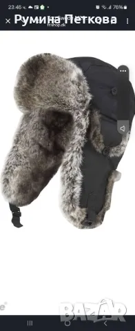 Маркова шапка с ест. заешки косъм