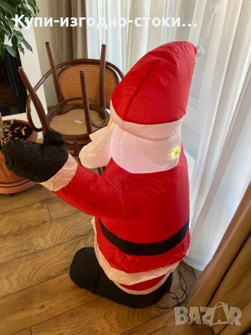 Лед надуваем Дядо Коледа 120см височина, снимка 2 - Надуваеми играчки - 43266417