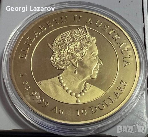 10 долара Австралия 2022 тигър