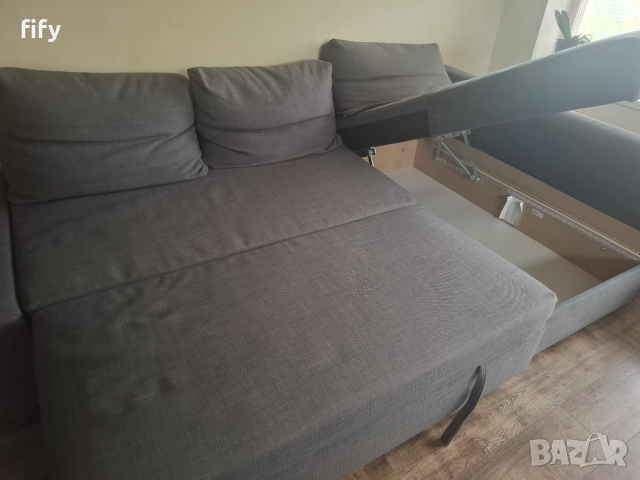 Разтегателен диван FRIHETEN, снимка 4 - Дивани и мека мебел - 52979303