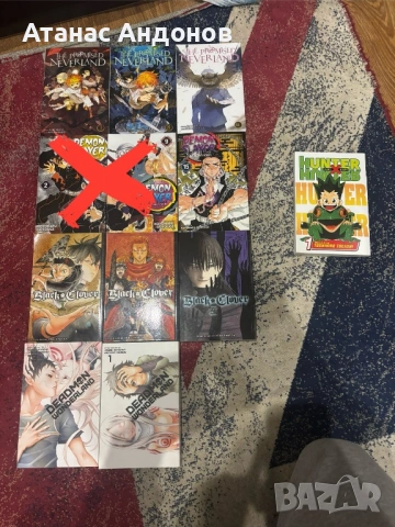Манга / The Promised Neverland, Demon Slayer, Black Clover, Deadman Wonderland и Hunter x Hunter