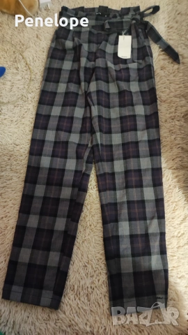 Кариран панталон от Cropp