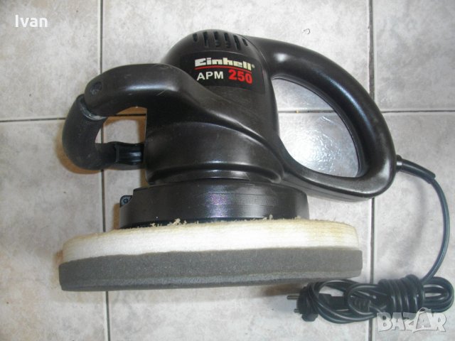 150 Вата-ф240мм-Полир Пастираща Машина-немска-Отлична-Einhell-King Craft KCA250, снимка 5 - Полирмашини - 33236868