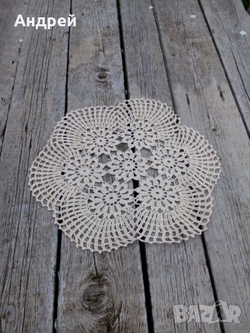 Стара плетена покривка #7