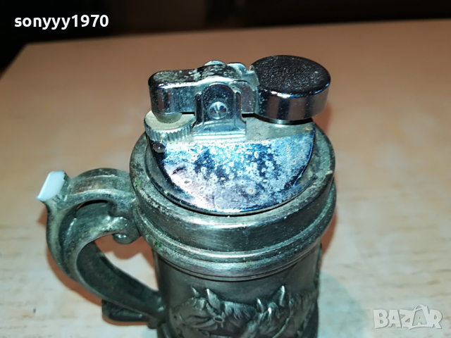 запалка халба с коне-внос англия 2404221104, снимка 8 - Антикварни и старинни предмети - 36549180