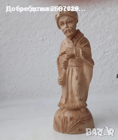 Желязно дърво, дървена фигурка, статуетка, мъж, музикант, Кастро, снимка 9 - Статуетки - 36263463