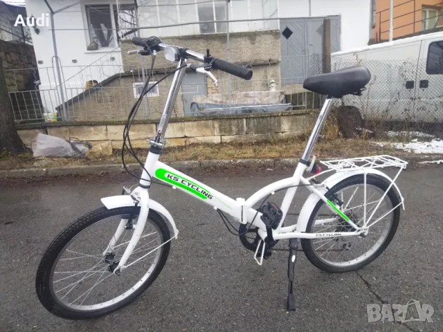 Сгъваем велосипед KS CUCLING CLASSIC Folding Bicycle 20 цолови капли. Внос от Германия. Лека алумини