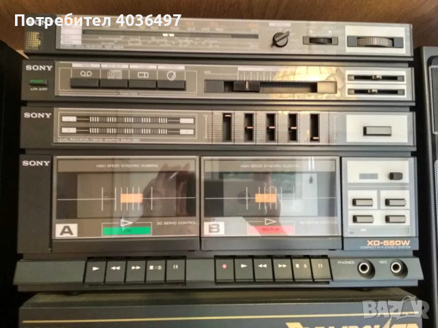 Стерео радиоуредба Sony XO-550W, снимка 2 - Аудиосистеми - 44846047