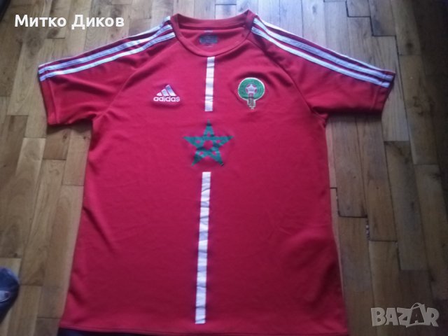 Тениска футболна на Мароко 2016г размер М реален размер