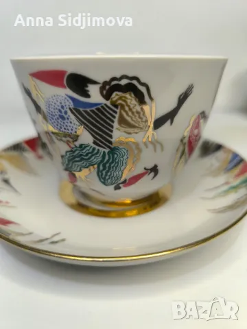 Руски порцелан ЛФЗ , снимка 5 - Чаши - 49169944