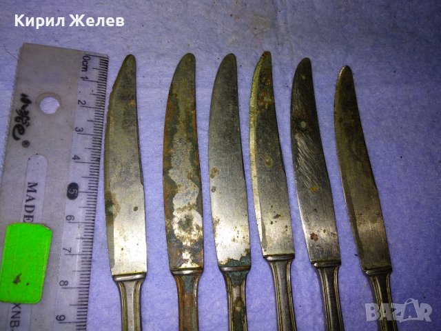 ALPACCA СРЕБЪРНА СПЛАВ Комплект 6 КОЛЕКЦИОНЕРСКИ СТАРИННИ НОЖЧЕТА КУХНЕСКИ от АЛПАКА ГЕРМАНИЯ 42205, снимка 17 - Колекции - 43804216