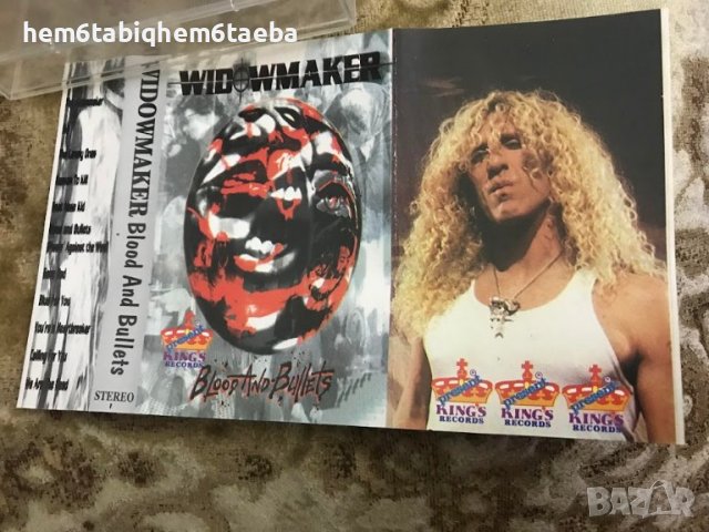 Рядка касетка! WIDOWMAKER ( DEE SNIDER , EX - TWISTED SISTER ) -Blood and Bullets - King's Records, снимка 1