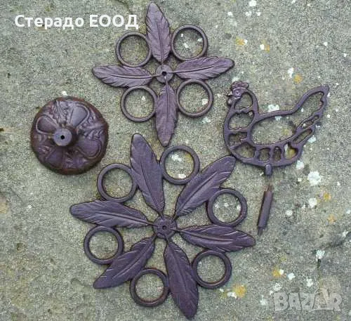 ЧУГУНЕНА ПОСТАВКА ЗА ЯЙЦА, снимка 3 - Аксесоари за кухня - 49890283